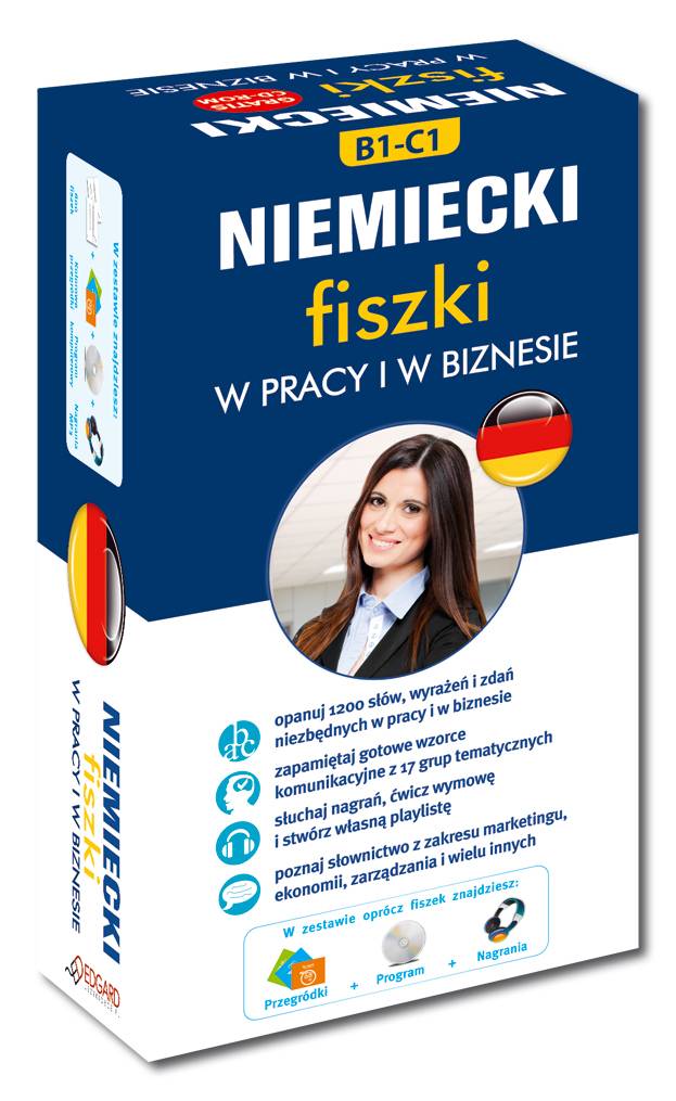 fiszki w pracy i biznesie, język niemiecki Bookland